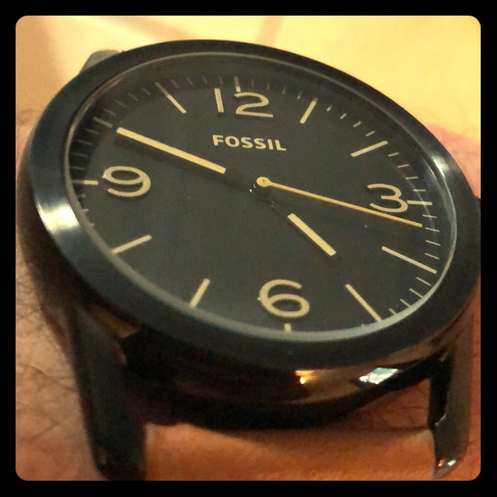 Fossil Leather band Watch